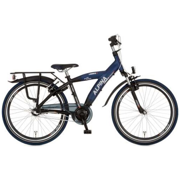 Alpina Fiets Yabber J24 Sporty Blue Matt - Jet Black M Jongens 2024