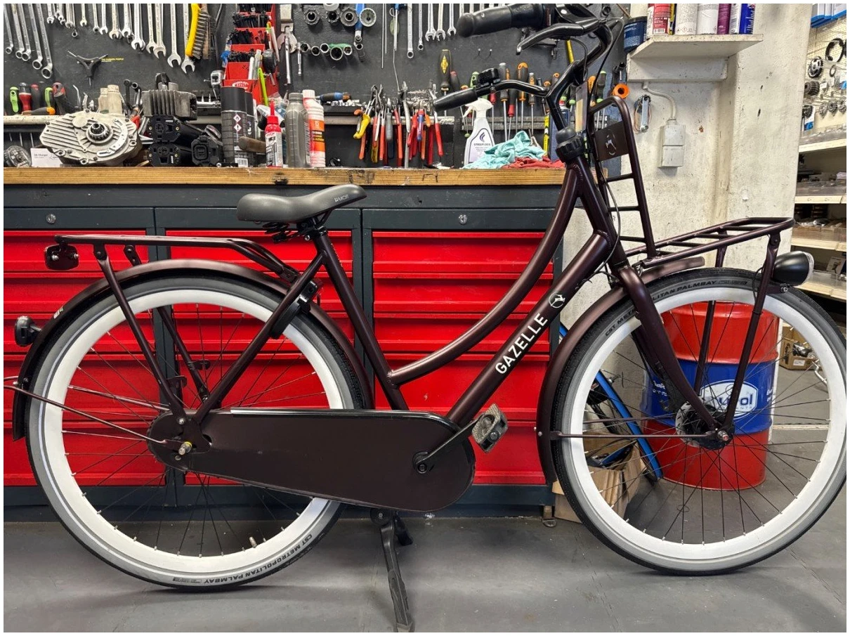 Gazelle PuurNL Sangria Red Mat Dames 2023-54 cm